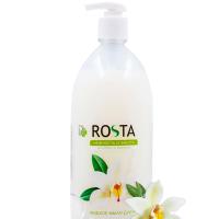 Мыло жидкое Rosta 1л Хлопок и Ваниль /6шт/ 