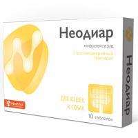 П Неодиар для кошек и собак от диареи 10 таб./26шт/V402/Экопром