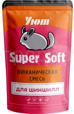 Песок для шиншил вулканическая смесь Уют  Super Soft 730гр