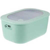 Миска д/СВЧ с клапаном прямоуг. НЕО 3л фисташковый М1393