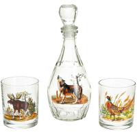 Набор подарочный Трофейная охота 3 пр. (2 стакана+графин) /121330-Д34 /4шт/ДК