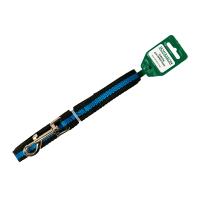 Поводок капрон 20мм*3м черный с синей полосой  DONBARON Поводок капрон 20мм*3м черный с синей полосой  DONBARON