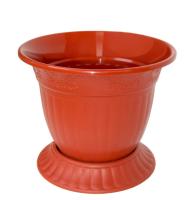 Кашпо Венеция №8 27л терракот с под. 07727 /10шт/Милих