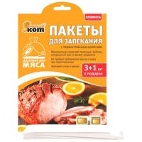Пакет д/запекания (4шт) 25*38см 310966/36шт/Рыжий Кот