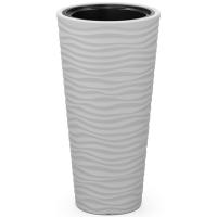 Кашпо Оазис 63л серый с вставкой М8082 /2шт/ Альтерн