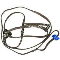 Комплект для собак (поводок кожа 7мм + шлейка кожа 1,3м)/140316 Комплект для собак (поводок кожа 7мм + шлейка кожа 1,3м)/140316