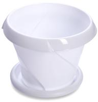 Кашпо "Флориана" 0,3л белый С383БЕЛ