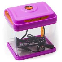 Аквариум куб полный комплект 4л(14*19*19см) фиолетовый/AQUARIUM 003