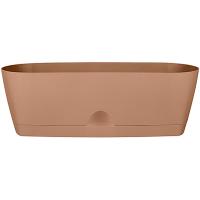 Балконный ящик 40см Амстердам молочный шоколад с под. (6л) IG6205 /12шт/ПР