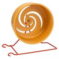 Игрушка д/грыз Колесо D140 литое на металл подставке бежевый/3158/Дарэлл