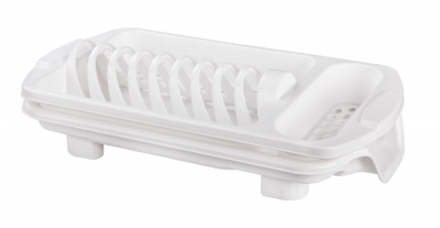 Сушилка д/посуды со сливом белый М6242 /5шт/ Альтерн