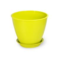 Кашпо Мальта 2,2л фисташковый с поддоном