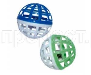 Игрушка для кошек Мяч пластмас с колокольчиком 3,5см SL005 ПАКЕТ 4шт. Игрушка для кошек Мяч пластмас с колокольчиком 3,5см SL005 ПАКЕТ 4шт.