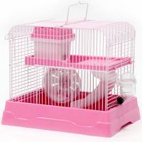 Клетка для грызунов N1 ДКг187роз прямоугольная укомплектованная 30*23*25,7см