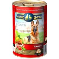 Корм  для собак Верные друзья 415гр  СОУС говядина Корм  для собак Верные друзья 415гр  СОУС говядина