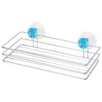 Полка д/ванной подвес. Бриллиант на присосках 25*11,5*4см металл 310778/12шт/Рыжий Кот