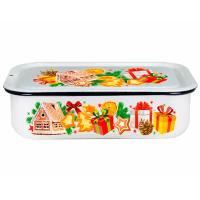 Лоток 1,5л белая Пряничный домик 42504-082/6 /9шт/Керчь