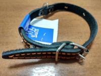 Ошейник кожа 15мм 1слойный c украшением 32-35см/40472 Ошейник кожа 15мм 1слойный c украшением 32-35см/40472