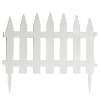 Забор Солнечный сад белый (2,67м, 7секц.)