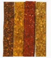 Лакомство для собак Полоска мясная цветная 13см*22мм 100шт