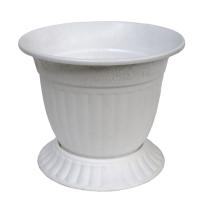 Кашпо Венеция №8 27л белый с под. 07727 /10шт/Милих