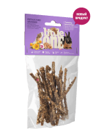 Лакомство д/грыз Литтл Ван Лакомые ветви с лепестками и травами 35г/6шт/32230
