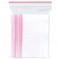 ЗИП24560 Гриппер (zip-пакет) 20*25см (100шт спайка) с красной полоской /35шт/