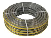 Шланг поливочный 3/4" 25м неперекручивающийся черно-желтый 77285-16