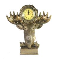 Фигура Часы Лось (золото) 718018/SH034