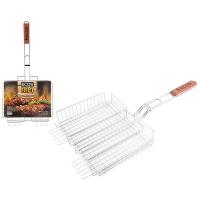 Решетка для барбекю 31*24*5см глубокая регулир.глубина RD-102D