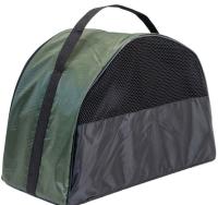 Сумка переноска ЧИП Полукруглая №3 нейлон с сетчатым окном 46*24*32см зеленая/9048зел Сумка переноска ЧИП Полукруглая №3 нейлон с сетчатым окном 46*24*32см зеленая/9048зел