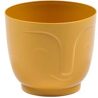 Кашпо ATENA 2,2л 16,5*14см горчичный 197 /5шт/