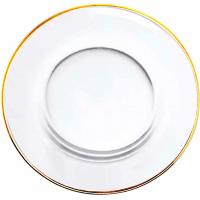Тарелка сервировочная Золотая кайма /327/1-34 /12шт/ДК