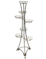 Подставка РЗДИ 7 горш.кр. антик серебро  107