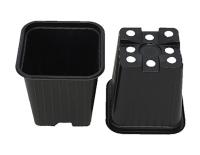 Рассадник 0,28л черный кв. 8*8*7см /лист 0,7/1280шт/А