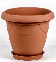 Кашпо Верона 45л терракот с под. 07019 /10шт/Арз