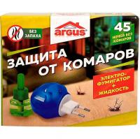 Комплект ARGUS фумигатор+жидкость 45ночей 30мл без запаха
