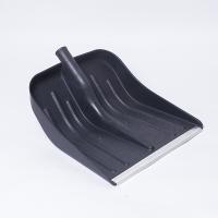 Лопата для уборки снега пластиковая с кромкой без черенка 