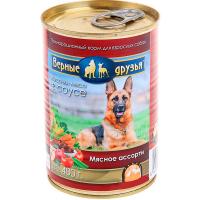 Корм для собак Верные друзья 415гр  СОУС мясное ассорти Корм для собак Верные друзья 415гр  СОУС мясное ассорти