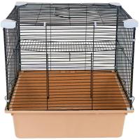 Клетка д/грыз N1 РПК50 без наполнения 42*30*40см бежевая/4шт/Евро
