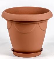 Кашпо Верона 3,5л терракот с под. 07013 /40шт/Арз