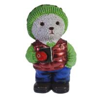 Фигура Копилка Мишка с книжкой белый L16W13H23см 713154/SK065