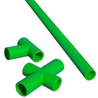 Комплект для сборки парника 1м (трубка металл в ПВХ+4 креставины+2 тройника) /шт/Л