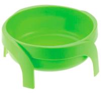 Миска одинарная пластик РИБОН д/кошек и собак 750мл салатовый/М1811/М-пластика
