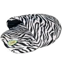 Лежак тапок стеганый поролоновый принт САФАРИ ЗЕБРА 52*46*20см/DONBARON