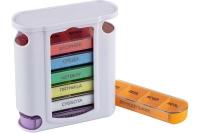 Таблетница на 7 дней вертикальная ECOS 104327 /40шт/ Таблетница на 7 дней вертикальная ECOS 104327 /40шт/