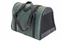 Сумка переноска ЧИП Конверт-Туннель №1 расклад.с карманом и ремнем 39*22*26/9026зеленая/Дарэлл Сумка переноска ЧИП Конверт-Туннель №1 расклад.с карманом и ремнем 39*22*26/9026зеленая/Дарэлл