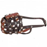 Намордник для собак  кожа №3 35-9см
