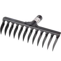 Грабли витые 12-ти зубые рельсовая сталь Б/Ч  Park Грабли витые 12-ти зубые рельсовая сталь Б/Ч  Park