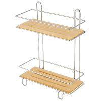 Полка д/ванной подвесная 2-х ярусная 26*11,5*34см BAMBOO-03 101245 Полка д/ванной подвесная 2-х ярусная 26*11,5*34см BAMBOO-03 101245